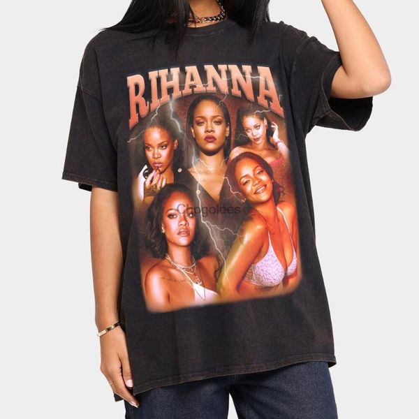 

men's t-shirts t shirt vintage 90's hip hop rap tour bad girl riri, White;black