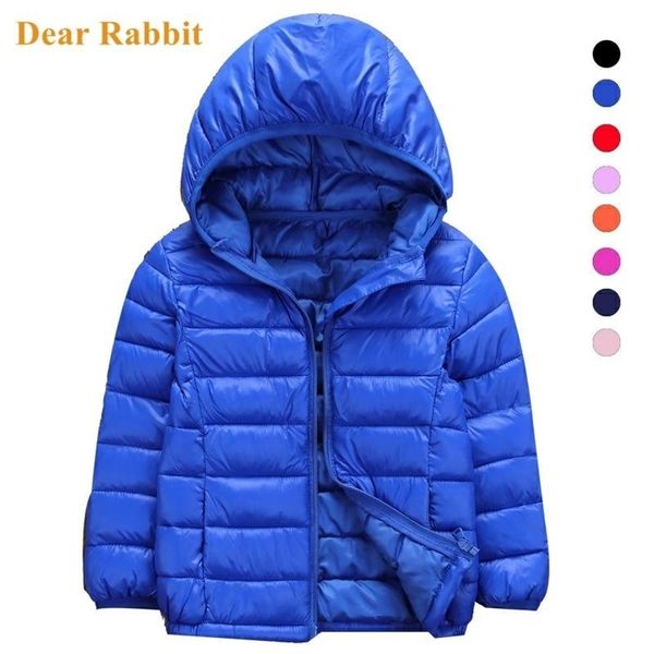 

3-13 yrs children outerwear boy baby girl hood down teenage coat winter clothes kids jacket autumn spring fall toddler clothing 211204, Blue;gray