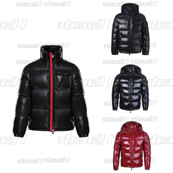 

fashion mens winter down jackets coat designer womens jacket padded coats black couple thick warm outerwear