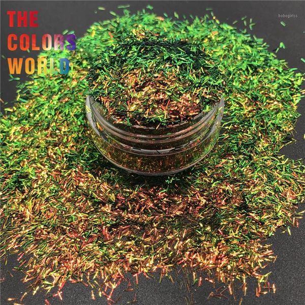 

tct-332 chameleon color strip short bar nail glitter nails art decoration body tumblers diy crafts festival accessories1, Silver;gold