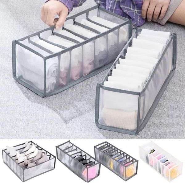 

storage drawers underwear box with compartments socks bra underpants organizer foldable drawer closet