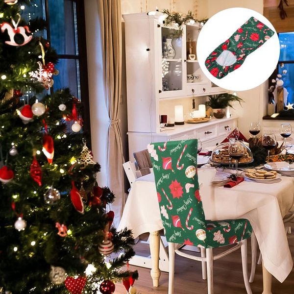 

chair covers 1pc adorable printing cover christmas non-skid wrap home supply