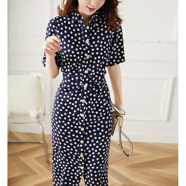

casual dresses wave dressed with big printing cultivate morality show thin waist united in spring and female summer short sleeves ns52, Black;gray