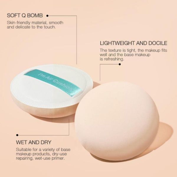

sponges, applicators & cotton ot&t makeup sponge air cushion powder puff cosmetic smooth cream make bb foundation concealer up women's