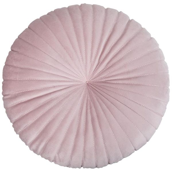

pillow pink nordic style pumpkin shape cushion decorative seat creative round velvet throw
