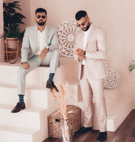 

men's suits & blazers navy blue wedding arrival male lapel suits spike a button homme mariage fine men blazer 2 pc wpa8, White;black