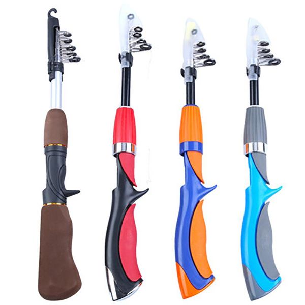 

boat fishing rods frp 1.2m/1.4m/1.6m ice rod gun handle pocket portable compact powerful gear