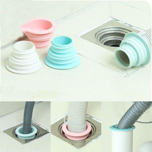 

sewer pipe deodorization ring washer deodorant drain seal sealing plug tank pest control kitchen tools bath accessory set