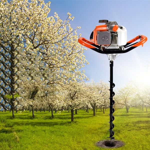 

professiona electric drills large power drilling agricultural single gasoline engine pile planting fertilizer machine excavating hole