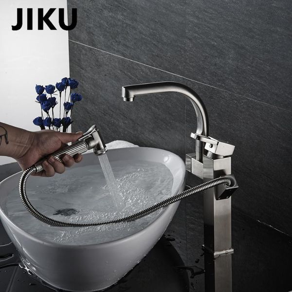 

bathroom sink faucets jiku pull out faucet modern mixer tap cold and water dual connection