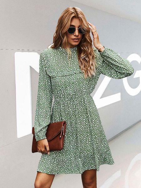 

autumn woman dress party long dresses vintage sleeve chiffon vestidos de fiesta for women elegant printed casual, Black;gray