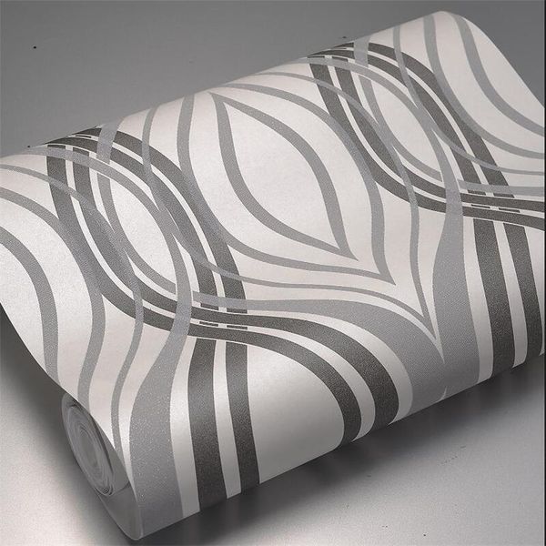 

wallpapers wellyu non-woven geometric abstract modern curve wallpaper living room sofa bedside tv background home improvement wall paper