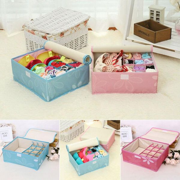 

storage drawers home drawer divider fordable box organiser tidy socks bra underwear