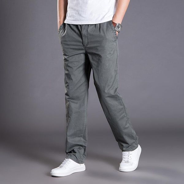 

men's pants overalls straight loose xl sports fat wearable work casual pantssolid color and women's short-sleeved t-shirt, Black