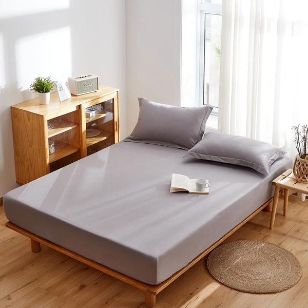 

bedding sets home textile solid color sheet set luxury cover pillowcase beds twin king  full