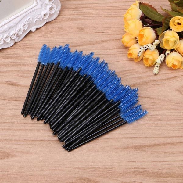 

false eyelashes y1uf 50pcs mini eyelash disposable mascara wand applicator brush extension makeup set