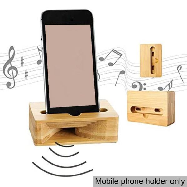 

cell phone mounts & holders the universal wooden mobile stand desklive speaker base lazy gift