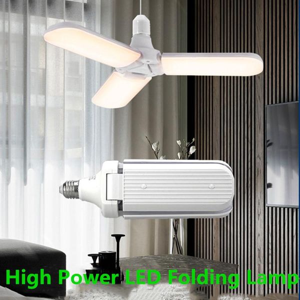 

bulbs high-power e27 screw wide voltage led folding garage light high brightness constant current bulb flying saucer lamp