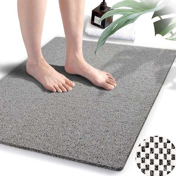

bath mats zhangji home non-slip mat pvc loofah quick drying bathtub antislip pad floor wet areas bathroom accessories