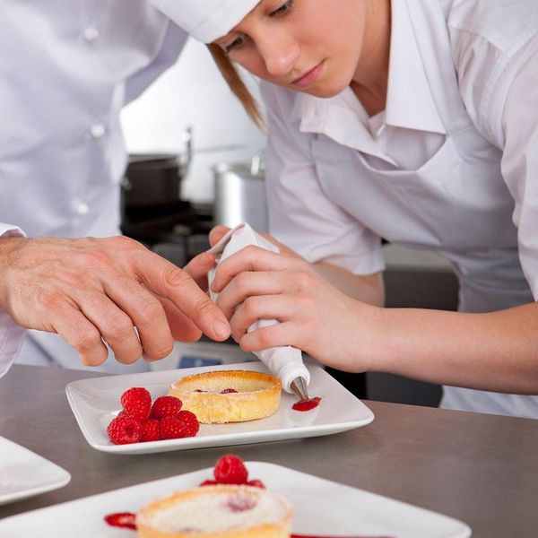 

baking & pastry tools 14pcs diy cake decorating tips sets silicone icing piping cream bag + 12 stainless steel nozzle kitchen