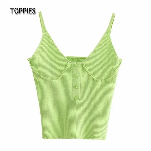 

green ribbed camisole summer woman sleeveless deep v-neck vacation beach 210421, White