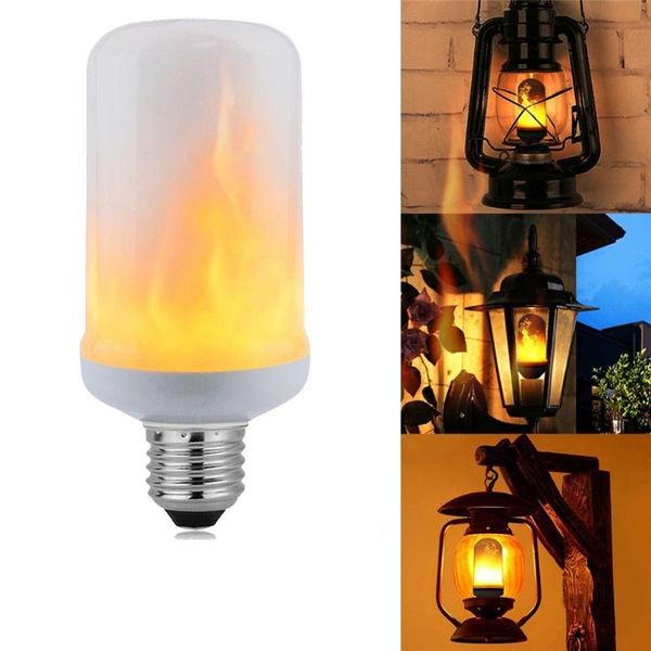 

bulbs e27 e14 b22 led flame light creative flicker lamp effect fire 99leds smd2835 9w party vintage atmosphere decor