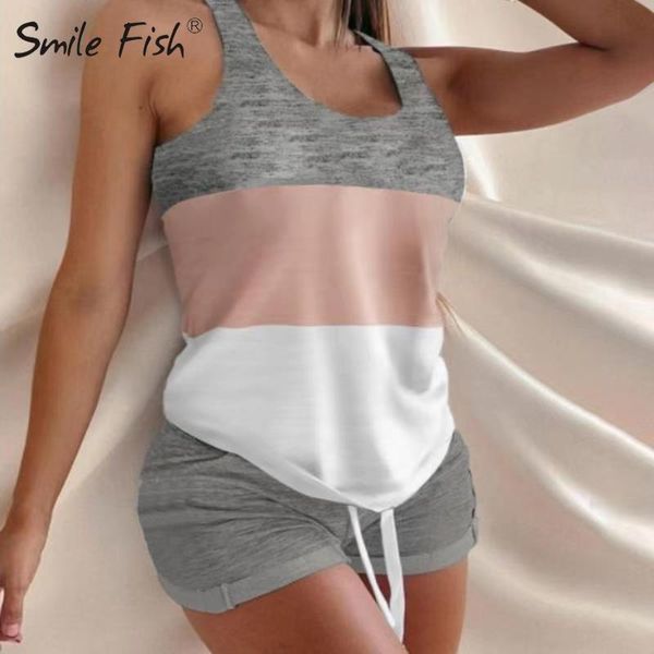 

pyjamas women camisole sleepwear pajamas love heart print nightgown ruffled flounce shorts lingerie set home clothes g2563 women's trac, Gray