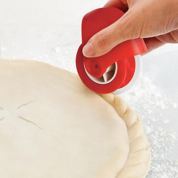 

1/2pcs pastry wheel cutter noodle maker lattice roller docker dough tool kitchen helper diy cutting tools baking &