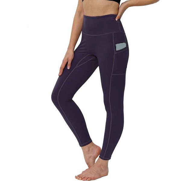 

women's leggings 2021 womens stretch fitness running gym sports full length active stacked pants sportleggings vrouwen e1, Black