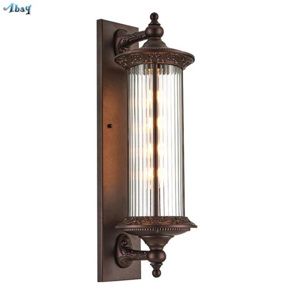 

wall lamps nordic outdoor lamp aluminum waterproof led light hallway door industrial decor villa street park aisle retro