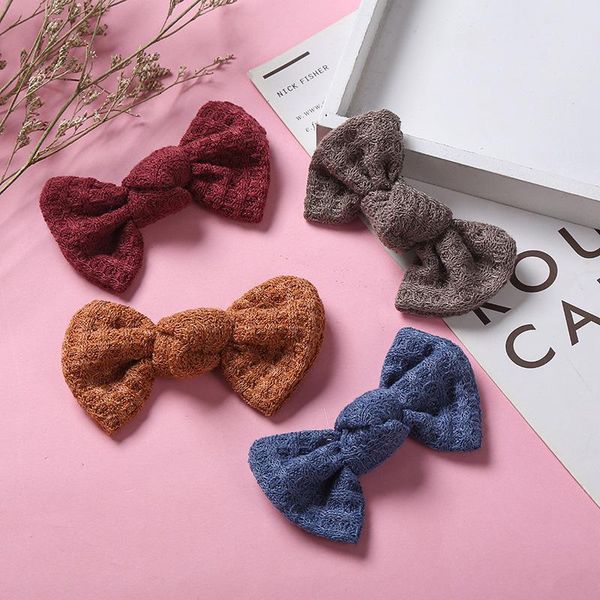 

hair accessories lovely girls side clips chidlren summer hairclips solid soft bowknot barrettes candy color kid hairpins fashion, Slivery;white