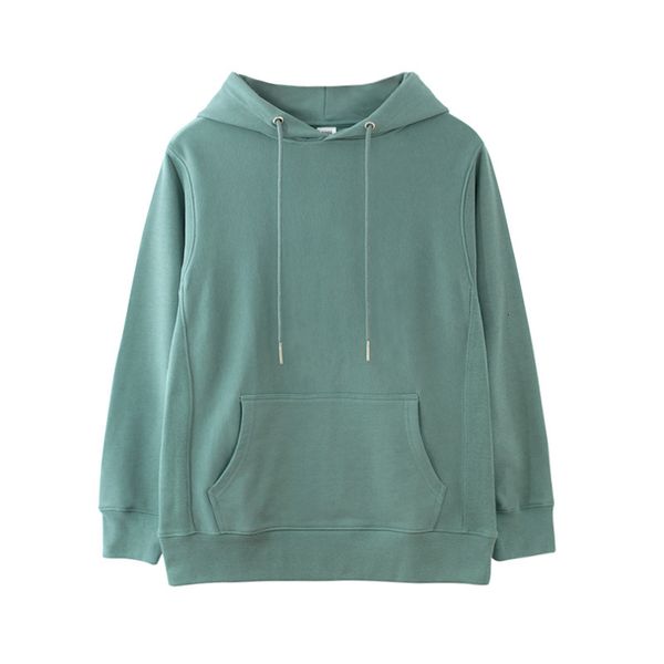 

hoodie 2021 spring long hooded pure color hoodies couple's women mens sweatshirt, Black