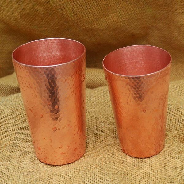 

1 pc pure copper cup milk mug handmade thick gift small large