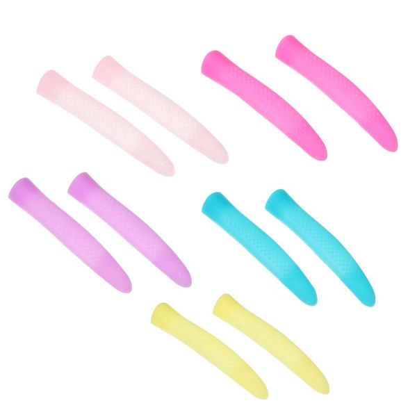 

hair scissors 5 pairs manicure cuticle handle sleeve trimmer protection cover