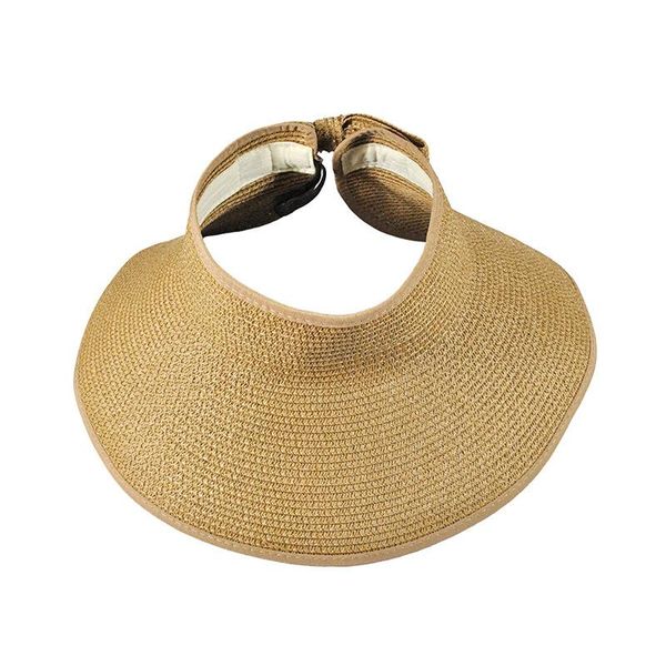 

outdoor hats ladies summer sun hat foldable wide brim beach straw uv protection, Black;white