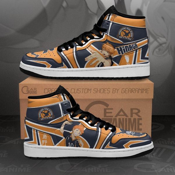 

karasuno hinata shoyo sneakers haikyuu anime shoes