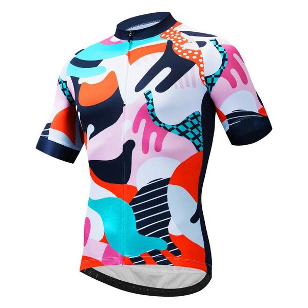 

fualrny short sleeve cycling jersey mans mtb bike clothing breathable road racing bicycle clothes sportswear ropa ciclismo jackets, Black;red