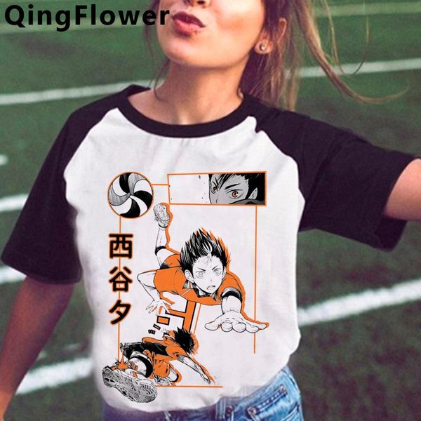 

women's t-shirt oya haikyuu t shirt female plus size grunge vintage white tshirt tumblr