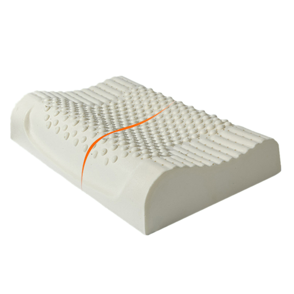 

pillow soft thailand pure natural latex neck cervical protective spine massage gift remedial body pillows sleeping