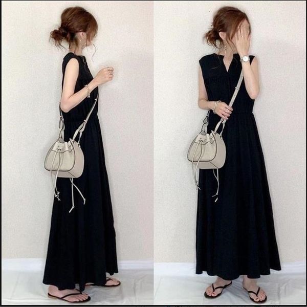 

casual dresses plus size summer shirt dress evening female vintage dress party oversize sleeveless beach women dresses robe vestido prom flq, Black;gray