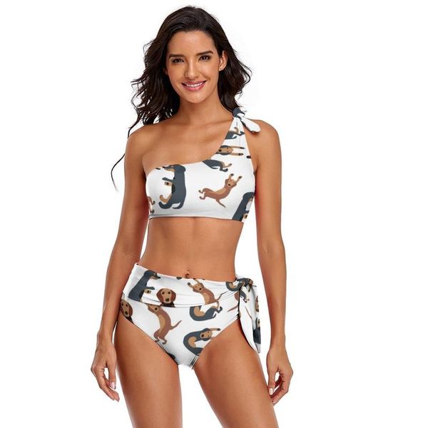 

dachshund bikini swimsuit high leg beautiful surfing swimwear young sale two piece bathing suit one-piece suits