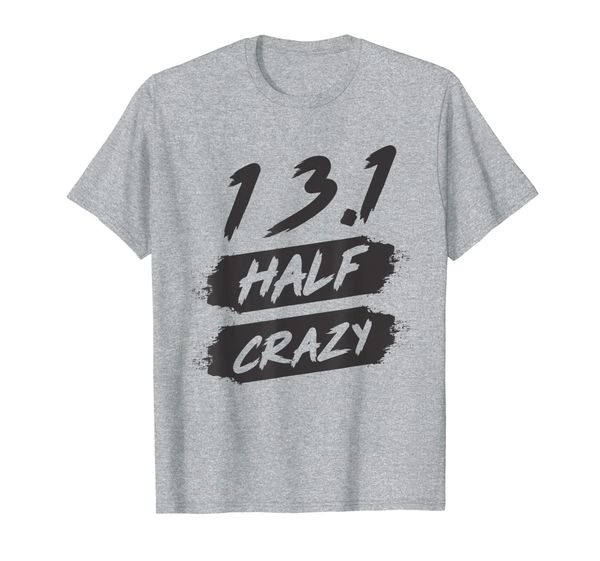 

half marathon runners gift t shirt for women, men, White;black