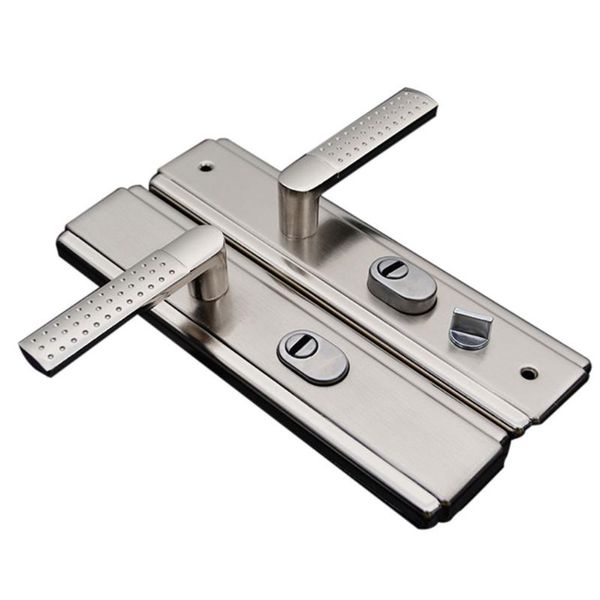 

handles & pulls 1pair universal outer accessories locks stainless steel indoor safety anti-theft durable door handle easy install grip furni