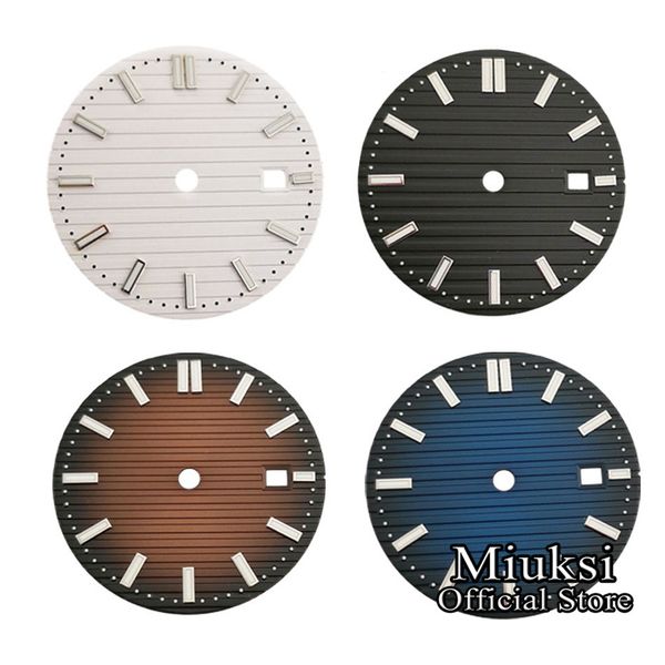 

31.5mm white black coffee blue sterile watch dial fit eta 2836/2824 dg2813/3804 miyota 8215 821a 8205 8200 movement