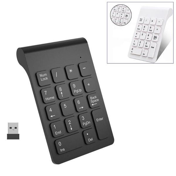 

wireless 2.4ghz 18 keys number pad numeric keypad keyboard for lappc & mac keyboards