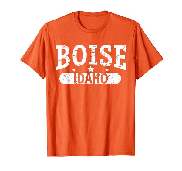 

vintage i love boise skyline idaho tee t-shirt, White;black