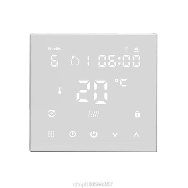 

smart home control wifi room thermostat water gas boiler electric floor heating app remote touch screen temperature controller d05 20 dropsh