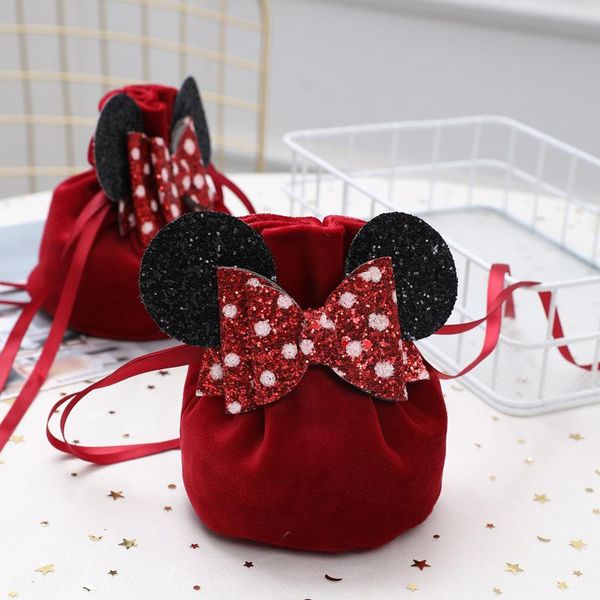 

gift wrap velvet cloth bag wedding party packaging baby shower birthday celebration box candy biscuit jewelry