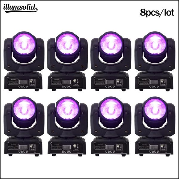 

effects 60w rgbw moving head beam led 4in1 stage lighting mini dj light 8pcs/lot