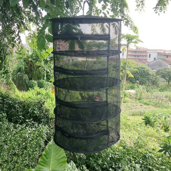 

Drying Folding Fishing Net With Zippers Dryer Mesh Tray Rack Flowers Hanger Fish Tackle Accessory Tool Laundry Storage & Organization